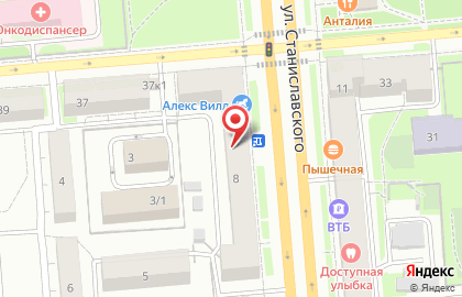 Отдел ГО и ЧС на улице Станиславского на карте
