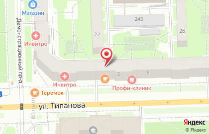 Агентство Недвижимости Столица Квартир на улице Типанова на карте