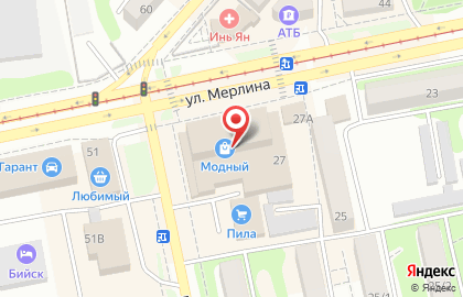 Спортивный клуб Шин-Киокушинкай каратэ на улице Петра Мерлина на карте