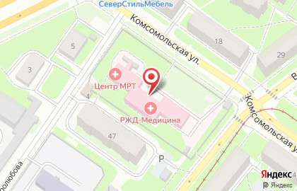 Поликлиника №2 Ржд, оао на карте