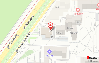 Сеть магазинов цветов на улице 8 Марта на карте