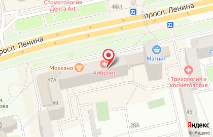 Волго-Вятский банк Сбербанка России на проспекте Ленина, 47а на карте