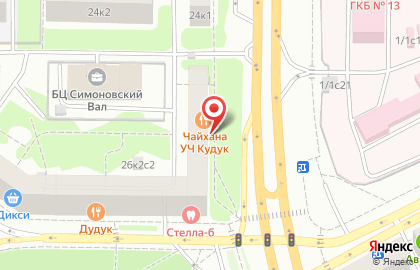 Винный магазин Отдохни на улице Симоновский Вал на карте
