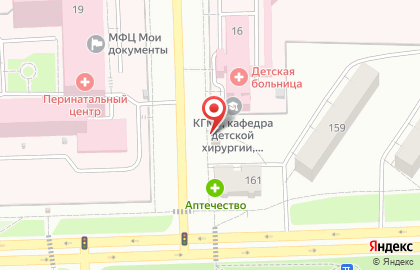 Универсальный магазин на Московской улице на карте