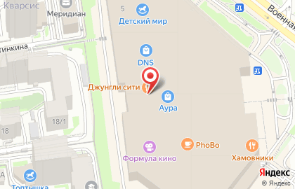 Гипермаркет О`кей в Центральном районе на карте