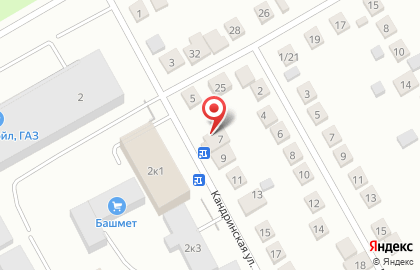 Продовольственный магазин Фасоль в Дёмском районе на карте