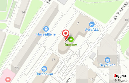 1-я Русская Дверная Компания на улице Жуковского на карте