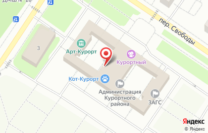 Ассоциация Курортов Северо-запада на карте