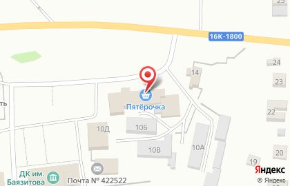 Супермаркет Пятёрочка на Школьной улице на карте