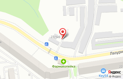 Автостоянка в Новосибирске на карте