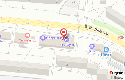 Фитнес-клуб Alex Fitness в Кировском районе на карте