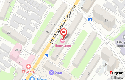 Акционерный коммерческий банк АК Барс на улице Максима Горького на карте