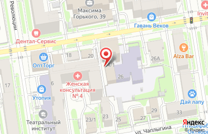 Торговая компания ЗапСибЦемент на улице Максима Горького на карте