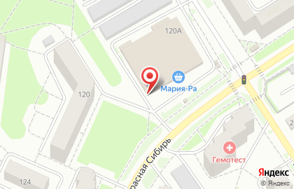 Кондитерская-пекарня Тортовница на улице Красная Сибирь на карте