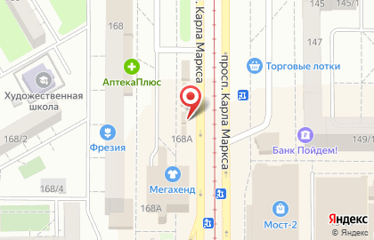 Магазин Табак-сервис в Правобережном районе на карте