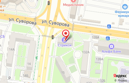 Многопрофильный психологический центр Семья плюс в Железнодорожном районе на карте