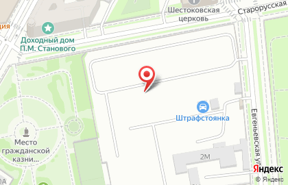 Жилстрой на площади Александра Невского I на карте