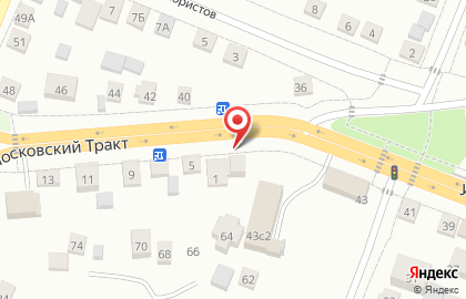Шиномонтажная мастерская на Московском тракте на карте
