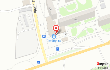 Супермаркет Пятёрочка в Сызрани на карте