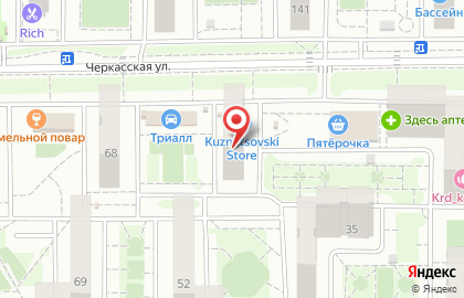Сервисный центр УНиколаича на Черкасской улице на карте