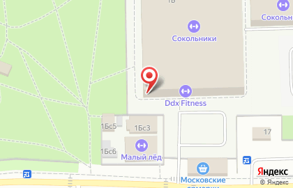 Хоккейный магазин-мастерская Vitokin на улице Сокольнический Вал на карте