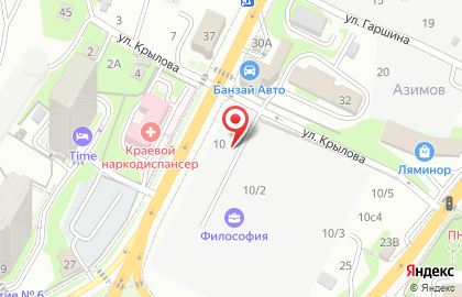 Богема на улице Крылова на карте