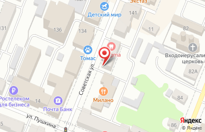 Мебельная компания Эльф на Советской улице на карте