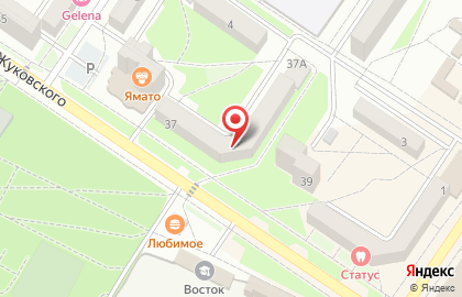 Салон красоты Багира на улице Жуковского на карте