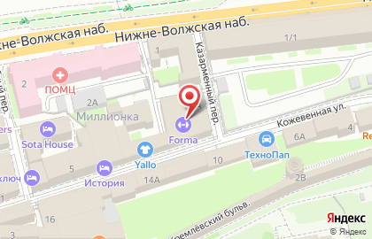 Служба доставки Вот такие пироги на улице Кожевенная на карте