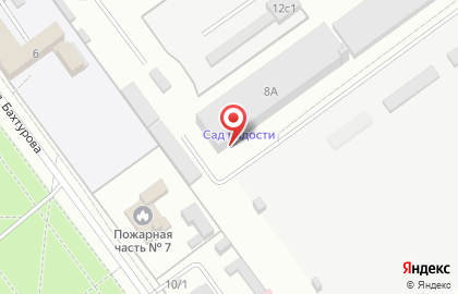 Сад радости на карте