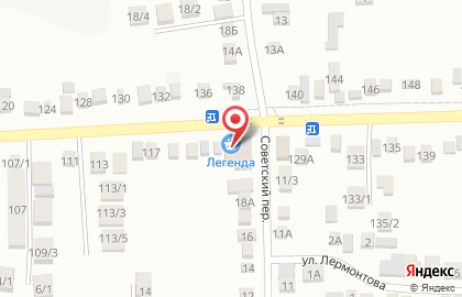 Продовольственный магазин Легенда на улице Р.Люксембург на карте