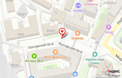 Штукатурная №1 на карте