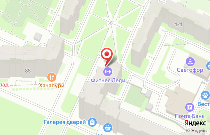 Магазин овощей и фруктов в Красносельском районе на карте