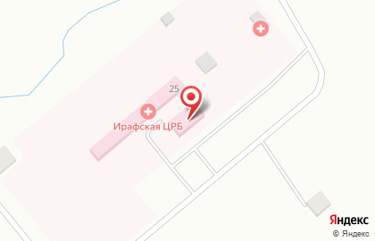 Ирафская центральная районная больница во Владикавказе на карте