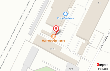 Кафе на Коробейнике на карте