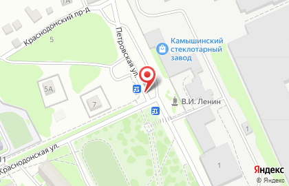 Продуктовый киоск на Краснодонской улице на карте