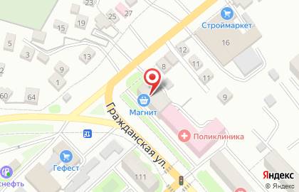 Поликлиника, Моршанская центральная районная больница на карте