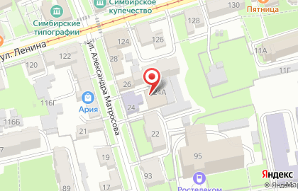 Управление по Технологическому и Экологическому Надзору Федеральной Службы по Экологическому, Технологическому и Атомному Надзору по Ульяновской Области на карте