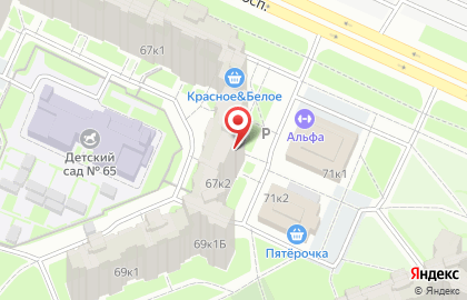 Булочная Лавка пекаря на Ленинском проспекте, 67к2 на карте