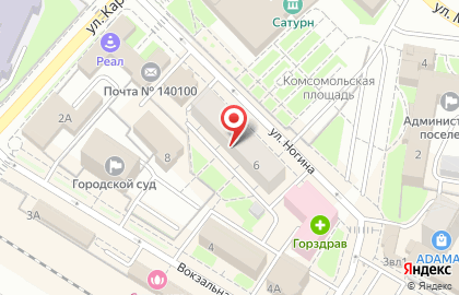 Торгово-сервисный центр Dns на улице Ногина в Раменском на карте