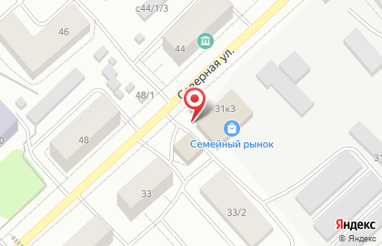Продуктовый магазин Фламинго на Северной улице на карте