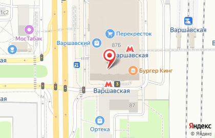 Ресторан Теремок в ТЦ Варшавский на карте