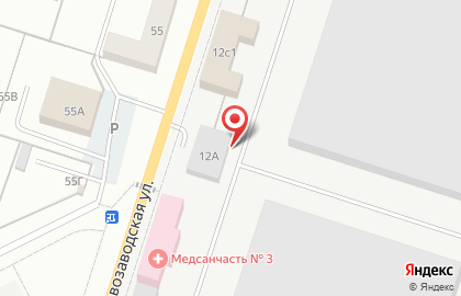 Банкомат КБ РТС-Банк на Новозаводской улице на карте