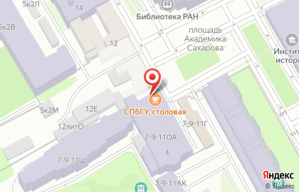 Центр Питания, Культурного и Делового Сотрудничества Спбгу на карте