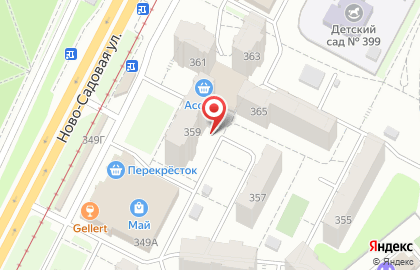 Ани на Ново-Садовой улице на карте