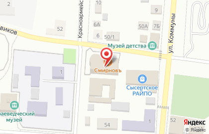 Смирновъ на карте