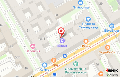 Салон-парикмахерская в Санкт-Петербурге на карте