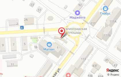 Пекарня Колосок на Волгоградской улице на карте