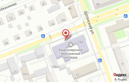 Профессиональное училище №21 в Свердловском районе на карте