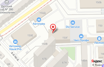 Оптовая фирма БЕРГ Холдинг в Октябрьском районе на карте